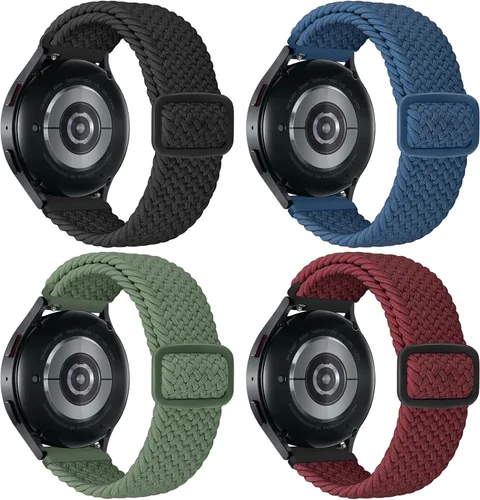 Miniatura 3 de Correa de reloj trenzada Solo Loop – 0.709 in, 0.787 in, 0.866 in, correa trenzada de liberación rápida, correas de reloj elásticas de nailon