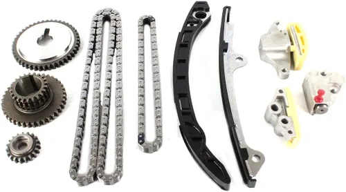 Miniatura 2 de DNJ Kit de cadena de distribución TK657 para Nissan 2005-2017, Suzuki Altima, Equator, Frontier 2.5L L4 16V DOHC 2488cc