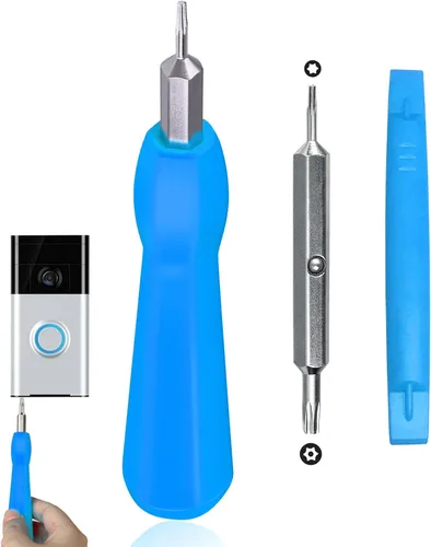 Miniatura 8 de Juego de puntas de destornillador de video para acceso a batería y wifi - Compatible con todos los modelos de timbre de video (verde)