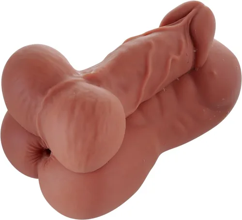 Miniatura 6 de ferch Masturbador anal masculino con gran ano, masturbador de trasero realista de 0.54 kg con caderas exuberantes y ano apretado para masturbación