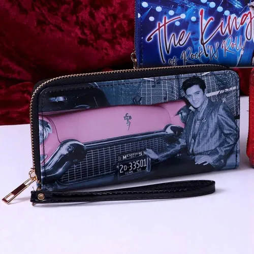 Miniatura 7 de Nemesis Now Elvis Pink Cadillac - Bolso para mujer, 7.5 in