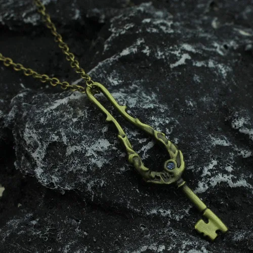 Miniatura 5 de KANGSHUN Suzume No Tojimari Collar Cosplay Anime Munakata Souta Llavero Colgante Accesorios de Joyería