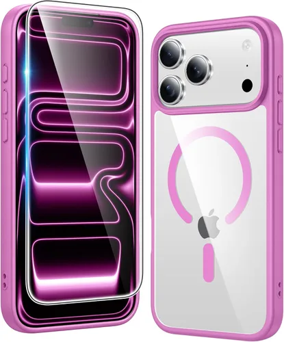 Miniatura 271 de FNTCASE Funda para iPhone 13 Pro-Max: Fundas magnéticas transparentes compatibles con Magsafe Slim anti amarillamiento protección contra caídas