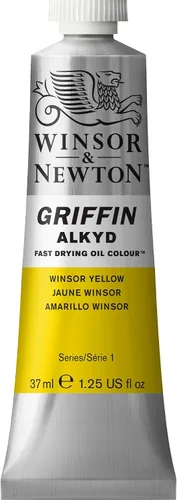 Miniatura 33 de Winsor & Newton Griffin Alkyd - Pintura al óleo de secado rápido, tubo de 1.25 onzas líquidas, Siena quemada