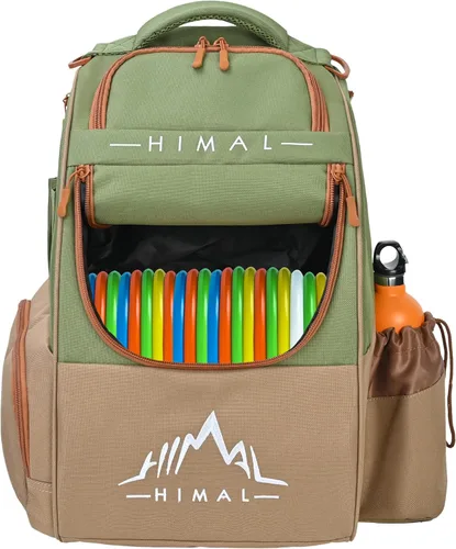 HIMAL HIMAL Disc Golf Bag Holds 22+ Discs, Durable Disc Golf Backpack with Large Capacity, and Multiple Storage Pockets