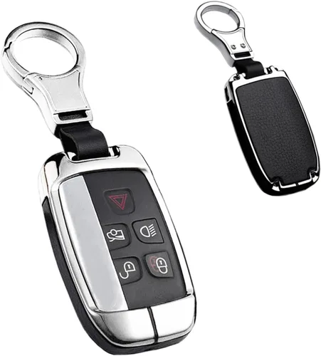 Miniatura 8 de SANRILY Funda protectora para llaves Land Rover LR4 para Range Rover Discovery Sport sin llave, cubierta protectora para Jaguar XF, color azul
