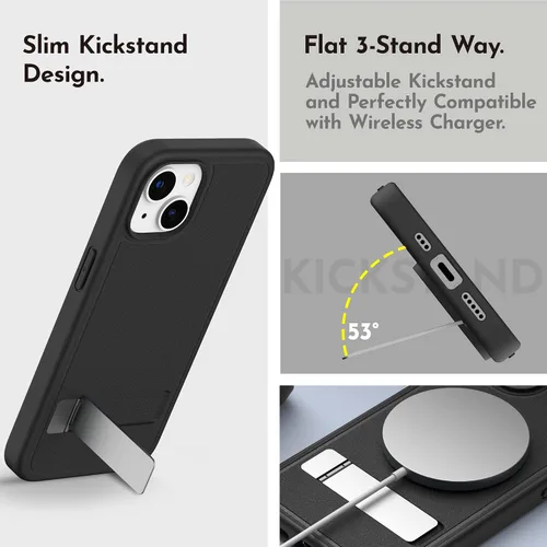 Miniatura 3 de Funda magnética para iPhone 14 Plus de 6.7 pulgadas (2022), soporte delgado con protector de pantalla compatible con Magsafe a prueba de golpes