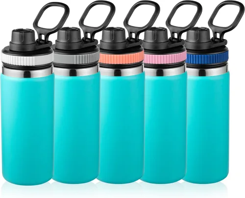 Miniatura 4 de Lid for Hydro Flask Wide Mouth, 2-in-1 Straw Lid and Spout Lid for Hydro Flask 12 16 20 32 40 OZ Wide Mouth Water Bottle, Chug Cap Replacement