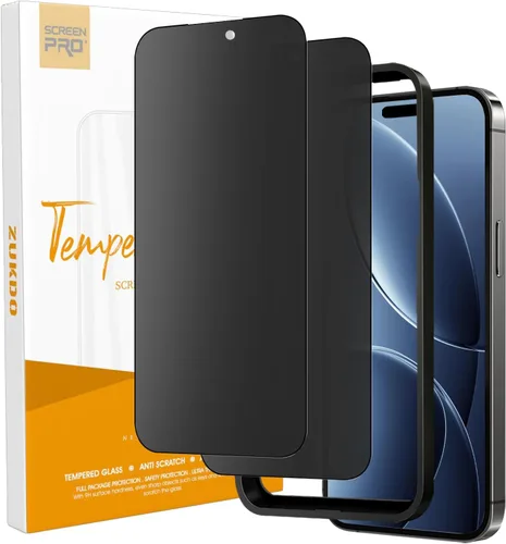 Miniatura 12 de Protector de pantalla de privacidad mate para iPhone 14 Pro Max de 6.7 pulgadas con protector de lente de cámara, cobertura completa, antirreflejos