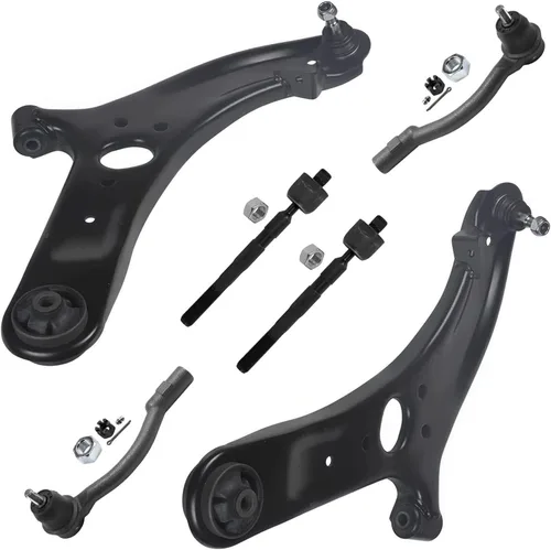 Miniatura 10 de Detroit Axle - Kit de extremo delantero para Chrysler 300 Dodge Charge Challenger 2011-2023, 2 brazos de control inferiores traseros 2 rótulas