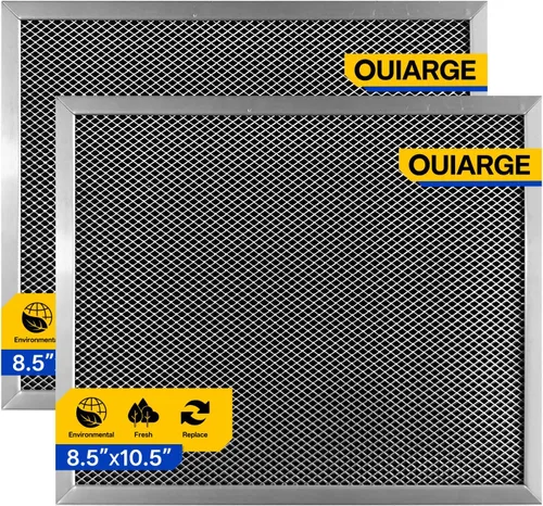 Miniatura 9 de 97007696 - Filtro de campana extractora B-roan de 10.5 x 8.8 pulgadas, repuesto de filtro de ventilación de estufa para ventilador de escape sin