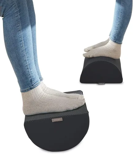 Miniatura 7 de Leitz Reposapiés de escritorio, soporte ajustable para piernas y rodillas, adecuado para la oficina en casa, alivia el dolor de hombros y espalda