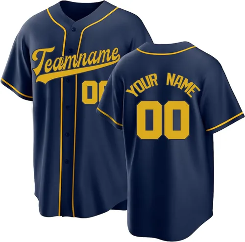 Miniatura 29 de Camiseta de béisbol personalizada cosida con el nombre del equipo, número de equipo, camisas con logotipo, uniforme deportivo impreso para hombres