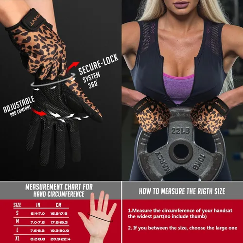 Miniatura 4 de ZEROFIRE Full Finger Workout Gloves for Women Men - Weight Lifting Gloves with Full Palm Protection & Extra Grip for Women Gym, Weightlifting