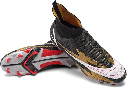 Botas de fútbol para hombre, zapatos de fútbol, zapatos de punta, zapatillas de deporte cómodas para adultos, atlético, al aire