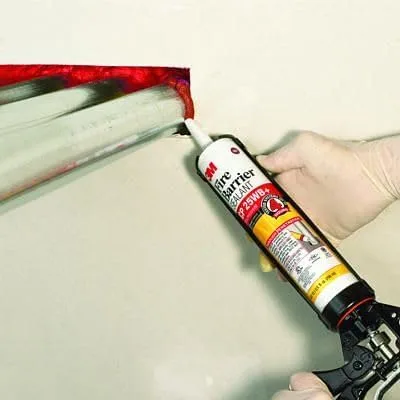Miniatura 3 de 3M Fire Barrier CP 25WB Sellador Intumescente Rojo 10.1 oz.