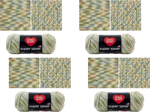 Miniatura 19 de RED HEART Hilo Comfort Shimmers, ópalo blanco