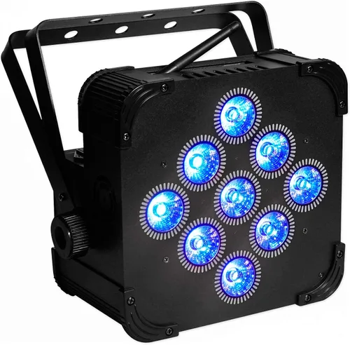 Miniatura 2 de Rockville Best PAR 60 - Luces de lavado recargables RGBWA+UV Par con DMX inalámbrico, batería de 13,200 mAh, LED de 6 x 6 W, ángulo de haz de 30