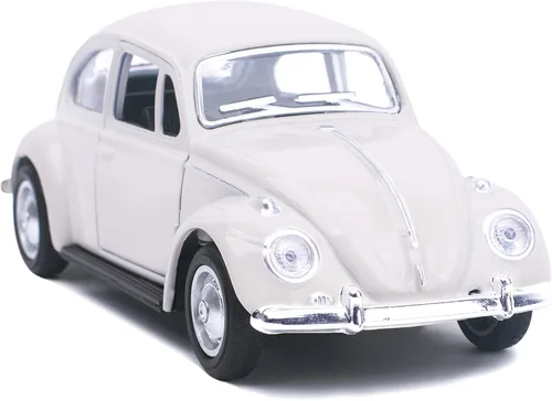 Miniatura 10 de Berry President 1967 Clásico Beetle Bug Vintage 1/32 Escala Diecast Metal Tire de Coche de Juguete Modelo para Regalo/Niños (ROJO)