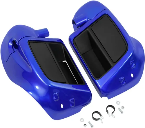 Miniatura 18 de Carenadura inferior ventilada para las piernas con caja de altavoces para Harley Davidson Touring FLT, FLHT, FLHTCU, FLHRC, Road King, Street Glide