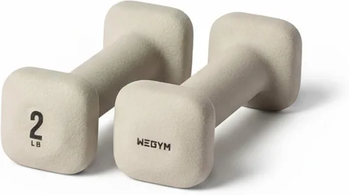 Miniatura 17 de WeGym SafeGrip Square Dumbbells with Anti Slip Handles, Aesthetic Free Weights for Home Workouts, Stable Design Prevents Rolling during Floor