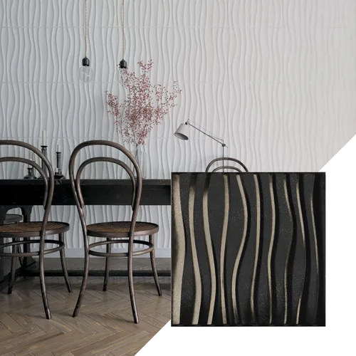 Miniatura 22 de Ekena Millwork 19 5/8 pulgadas de ancho x 19 5/8 pulgadas de alto Shoreline EnduraWall Panel decorativo de pared 3D, aluminio