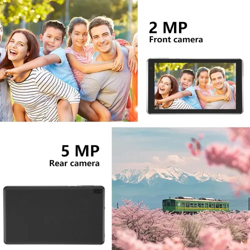 Miniatura 3 de YQSAVIOR Tabletas, Android 15 Tablet 7 pulgadas, 8GB RAM 32GB ROM Tablet PC Quad-Core Procesador de Computadora Tablet para Niños, Pantalla IPS