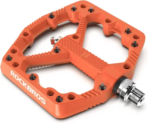 Miniatura 9 de ROCKBROS Pedales de bicicleta de montaña Pedales planos MTB Pedales de plataforma de bicicleta de fibra de nailon para bicicletas de montaña