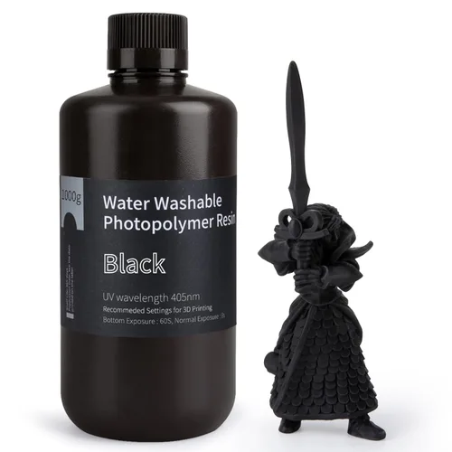 Miniatura 16 de ELEGOO - Resina de impresora 3D lavable al agua LCD de curado UV 405nm, resina de fotopolímero estándar para impresión LCD 3D para Marte Saturno