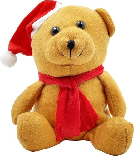 Miniatura 4 de The Dreidel Company Oso de Navidad de Santa con Bota, Oso de Peluche con Barriga, Oso de 9.5 Pulgadas de Peluche Relleno, Juguetes Super Suaves