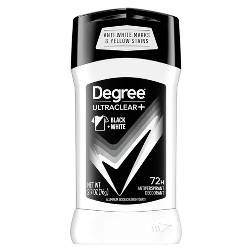 Degree Ultra Clear Black+White Desodorante Antitranspirante Barra 2.7 oz (Paquete de 4)