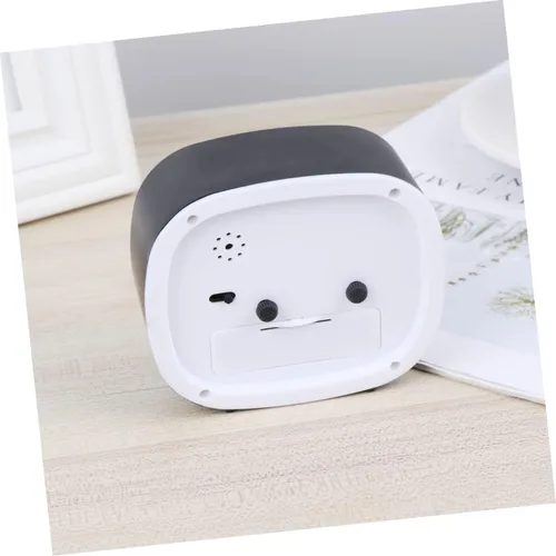 Miniatura 7 de VICASKY Reloj despertador de escritorio pequeño cuadrado simple con manecillas de hora para habitaciones de niño y niña, decoración del hogar