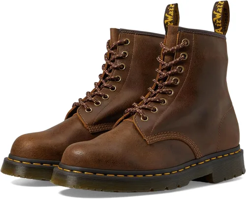 Miniatura 5 de Dr. Martens Botas de trabajo unisex 1460 Originals de 8 ojos, puntera suave, antideslizantes, 6 pulgadas, Grano completo industrial negro.