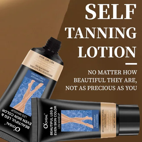 Miniatura 3 de 2 piezas de maquillaje de piernas impermeable, sin transferencia, para venas de piernas y cobertura corporal, maquillaje para cubrir tatuajes/piel