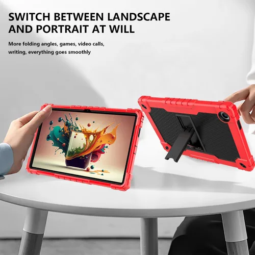 Miniatura 8 de Para Onn 10.4 Tablet Pro 2023 Modelo: 100110603 Funda protectora híbrida de alta resistencia con correa para el hombro para Walmart Onn 10.4 Tablet