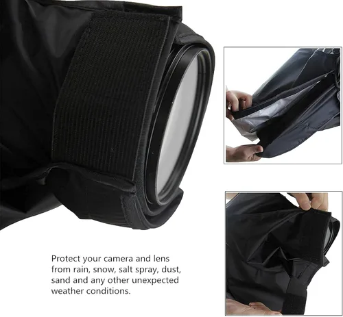 Miniatura 5 de Cubierta de lluvia profesional para cámara réflex digital, gran protección para Canon EOS 5D Mark IV III 5DSR 7DM2 6DM2 7D 6D 90D 80D 1D Mark IV 1DX