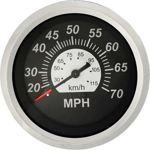Miniatura 15 de Sierra International 67283P Sterling 0 a 35 Mph Dial Range Kit de velocímetro resistente a arañazos y niebla, 3 pulgadas, negro