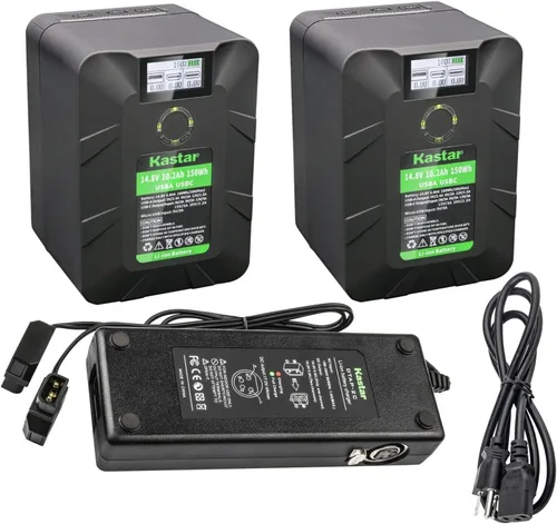 Miniatura 3 de Kastar BP-Y150W V Mount Battery D-Tap Cargador rápido compacto compatible con Blackmagic Design BMPCC 4K, BMPCC 6K Pro, URSA Mini Pro 4.6K G2