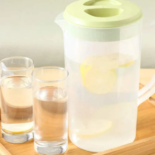 Miniatura 3 de DOITOOL Lemonade - Jarra de 87.9 fl oz de galón con tapa, jarra de agua resistente e inastillable, jarra de plástico para té helado, para agua