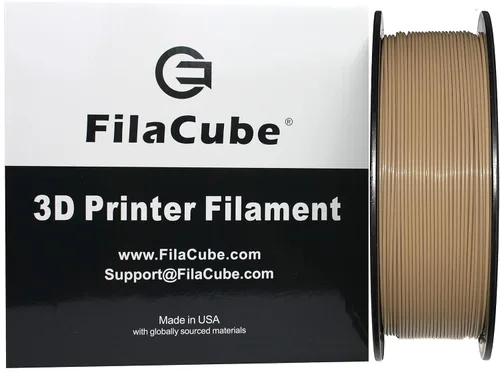 Filamento PLA para impresora 3D de Café Helado 1.75mm 1kg - FilaCube PLA 2 Café Helado 1.75 mm 1 kg Impresión 3D Caramelo beige claro Café con leche
