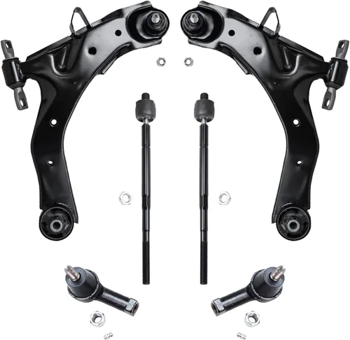 Miniatura 156 de Detroit Axle - Kit de extremo delantero para Chrysler 300 Dodge Charge Challenger 2011-2023, 2 brazos de control inferiores traseros 2 rótulas