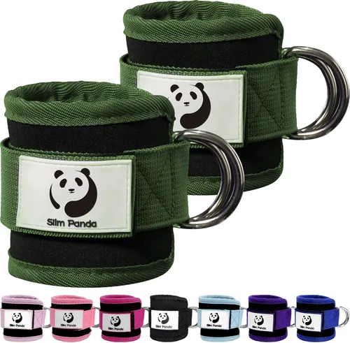 Miniatura 18 de Slim Panda Correa de tobillo para máquina de cable, tobillo para patadas, abductores de cadera, entrenamientos de glúteos, extensiones de piernas