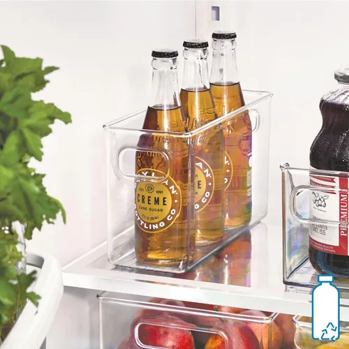 Miniatura 5 de iDesign - Contenedor organizador de plástico sin BPA para despensa y cocina, congelador y refrigerador con asas de fácil agarre, 10 x 4 x 6