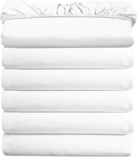 Miniatura 15 de Elegant Comfort Paquete de 6 sábanas bajeras ultrasuaves a granel – 1500 sábanas bajeras de microfibra de alta calidad hotelera, bolsillos profundos
