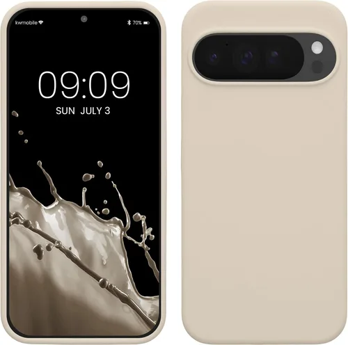 Miniatura 235 de kwmobile Funda Compatible con Google Pixel 6 Pro - Funda de Teléfono de Silicona TPU con Acabado Suave - Azul Caribe
