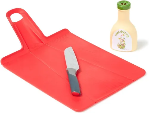 Miniatura 4 de Casdon Joseph Joseph Toys Chop2Pot - Juego de cocina súper seguro para niños con tabla de cortar plegable y comida de juego para picar - Para niños