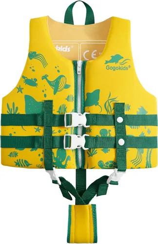 Gogokids Chaleco de natación para niños, flotadores para bebés – Chaleco de flotabilidad para niños y niñas para piscina y playa, para niños de 2 a