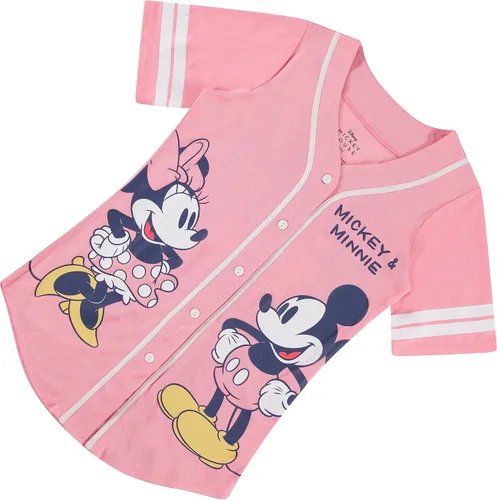 Miniatura 6 de Disney Ladies Mickey Mouse Fashion Shirt - Mickey & Minnie Mouse Baseball Jersey Mickey Mouse Button Down Baseball Jersey