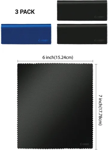 Miniatura 2 de IBENZER Paños de limpieza de microfibra para electrónica - Paño de limpieza de lente de cámara de microfibra, lentes, pantallas, lentes, iPad