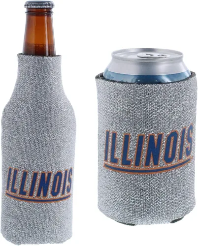 Miniatura 78 de College Team Color Logo Can & Bottle Holder Insulator Beverage Cooler Set